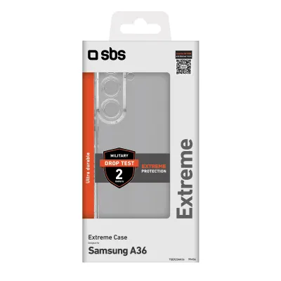SBS - Puzdro Extreme X2 pre Samsung Galaxy A36/A56, transparentná