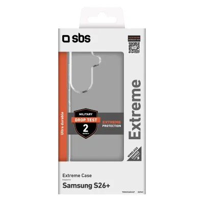 SBS - Puzdro Extreme X2 pre Samsung Galaxy S26+, transparentná