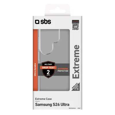SBS - Puzdro Extreme X2 pre Samsung Galaxy S26 Ultra, transparentná