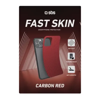 SBS - Fólia CARBON pre Fast Skin, červená