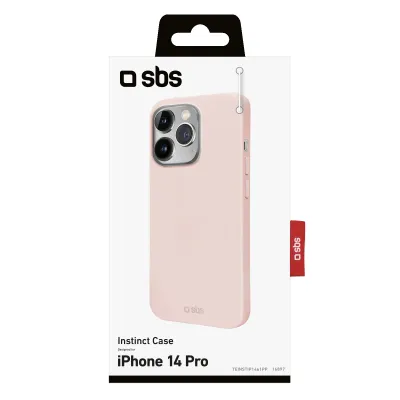 SBS - Puzdro Instinct pre iPhone 14 Pro, ružová