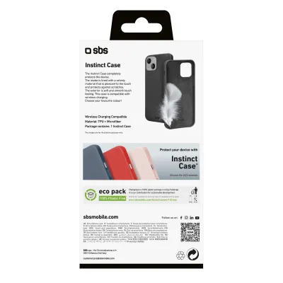 SBS - Puzdro Instinct pre iPhone 14 Plus, čierna