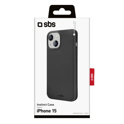 SBS - Puzdro Instinct pre iPhone 15, čierna