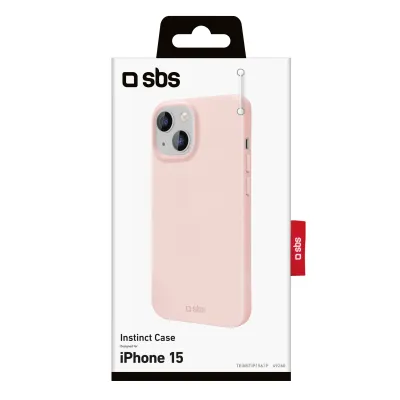 SBS - Puzdro Instinct pre iPhone 15, ružová