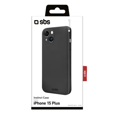 SBS - Puzdro Instinct pre iPhone 15 Plus, čierna