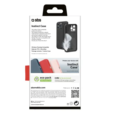 SBS - Puzdro Instinct pre iPhone 15 Pro Max, čierna