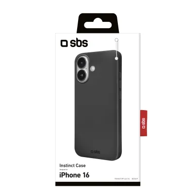 SBS - Puzdro Instinct pre iPhone 16, čierna