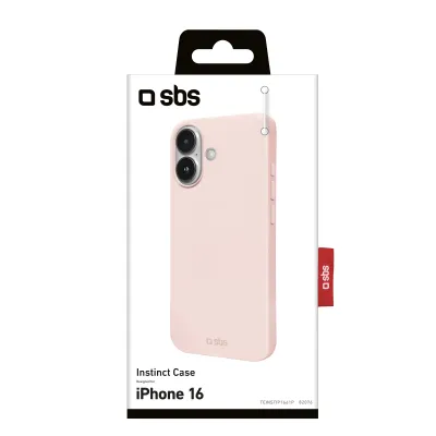 SBS - Puzdro Instinct pre iPhone 16, ružová