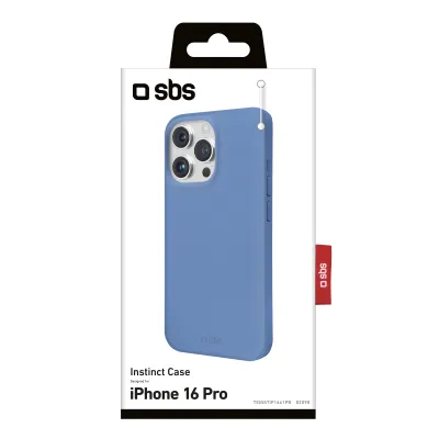 SBS - Puzdro Instinct pre iPhone 16 Pro, modrá