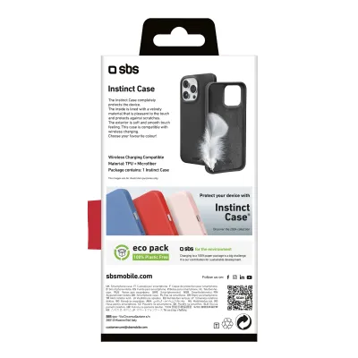 SBS - Puzdro Instinct pre iPhone 16 Pro, čierna