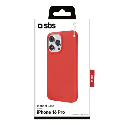 SBS - Puzdro Instinct pre iPhone 16 Pro, červená