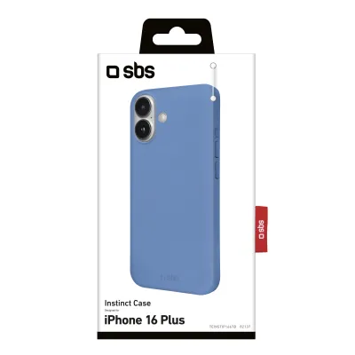 SBS - Puzdro Instinct pre iPhone 16 Plus, modrá