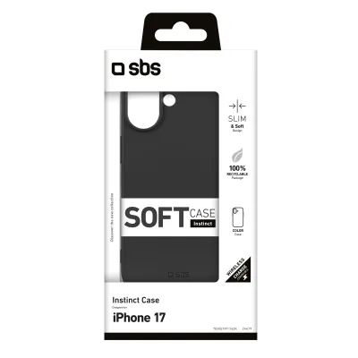 SBS - Puzdro Instinct pre iPhone 17, čierna