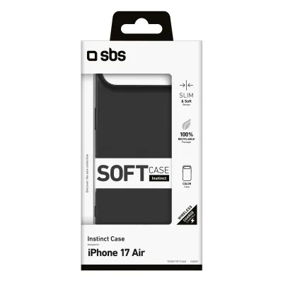 SBS - Puzdro Instinct pre iPhone 17 Air, čierna