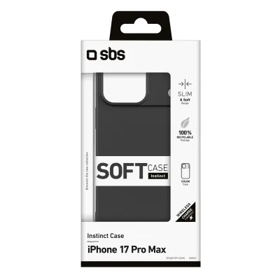 SBS - Puzdro Instinct pre iPhone 17 Pro Max, čierna