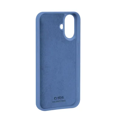 SBS - Puzdro Instinct Mag kompatibilné s MagSafe pre iPhone 16 Plus, modrá