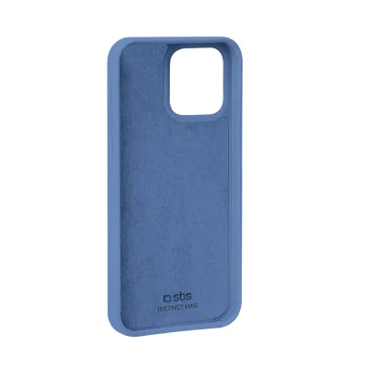 SBS - Puzdro Instinct Mag kompatibilné s MagSafe pre iPhone 16 Pro Max, modrá