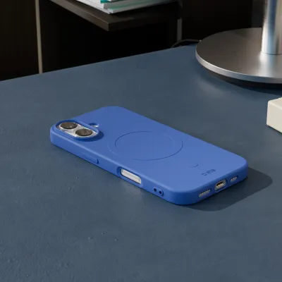 SBS - Puzdro Instinct Mag kompatibilné s MagSafe pre iPhone 17, modrá