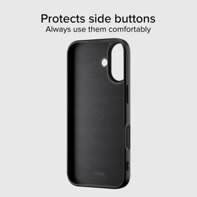 SBS - Puzdro Instinct Mag kompatibilné s MagSafe pre iPhone 17, čierna