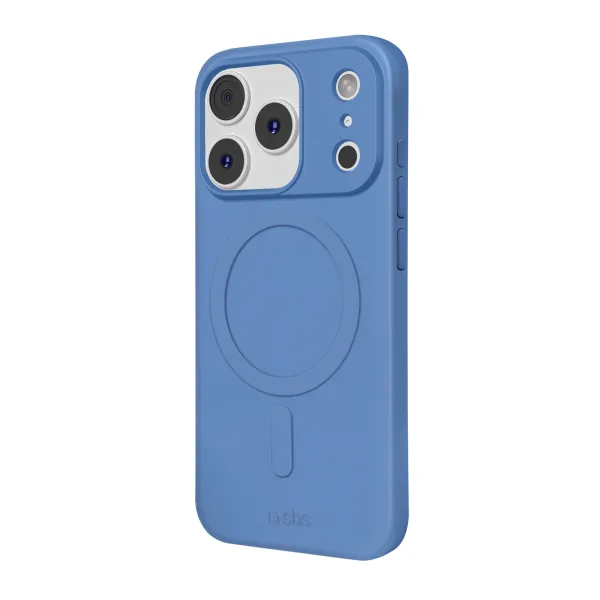 SBS - Puzdro Instinct Mag kompatibilné s MagSafe pre iPhone 17 Pro, modrá