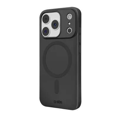 SBS - Puzdro Instinct Mag kompatibilné s MagSafe pre iPhone 17 Pro, čierna