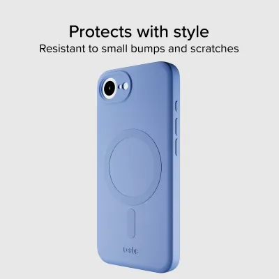 SBS - Puzdro Instinct Mag kompatibilné s MagSafe pre iPhone 17e/16e, modrá