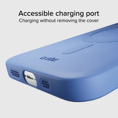 SBS - Puzdro Instinct Mag kompatibilné s MagSafe pre iPhone 17e/16e, modrá