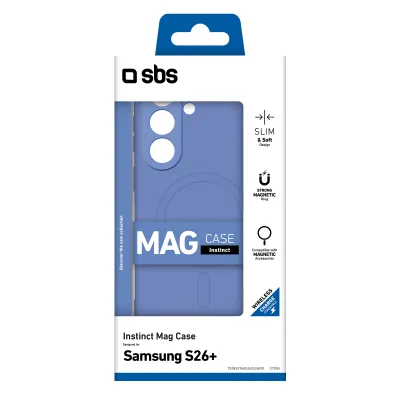SBS - Puzdro Instinct Mag pre Samsung Galaxy S26+, modrá