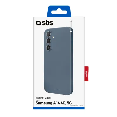 SBS - Puzdro Instinct pre Samsung Galaxy A14 4G/A14 5G, modrá