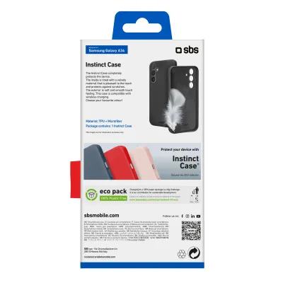 SBS - Puzdro Instinct pre Samsung Galaxy A34 5G, čierna