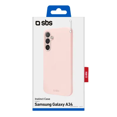 SBS - Puzdro Instinct pre Samsung Galaxy A34 5G, ružová