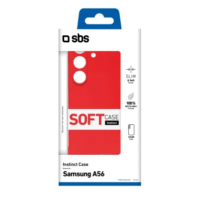 SBS - Puzdro Instinct pre Samsung Galaxy A56, červená