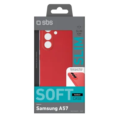 SBS - Puzdro Instinct pre Samsung Galaxy A57, červená