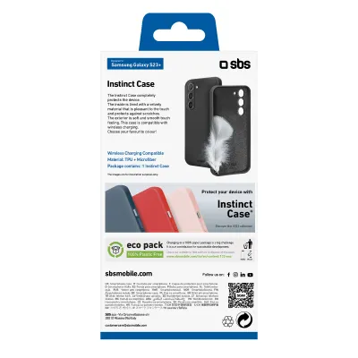 SBS - Puzdro Instinct pre Samsung Galaxy S23+, čierna
