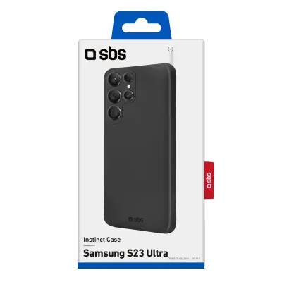 SBS - Puzdro Instinct pre Samsung Galaxy S23 Ultra, čierna