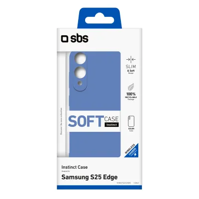 SBS - Puzdro Instinct pre Samsung Galaxy S25 Edge, modrá