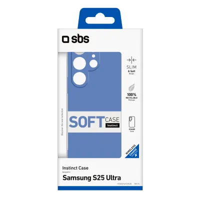 SBS - Puzdro Instinct pre Samsung Galaxy S25 Ultra, modrá