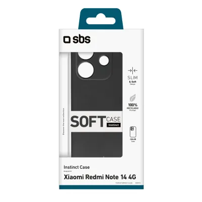 SBS - Puzdro Instinct pre Xiaomi Redmi Note 14 4G, čierna