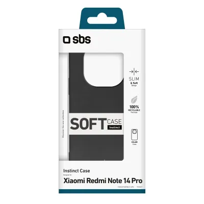 SBS - Puzdro Instinct pre Xiaomi Redmi Note 14 Pro, čierna