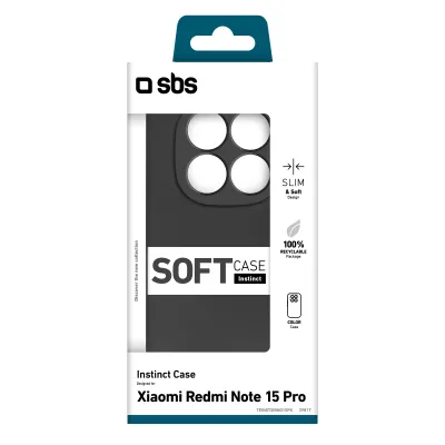 SBS - Puzdro Instinct pre Xiaomi Redmi Note 15 Pro, čierna
