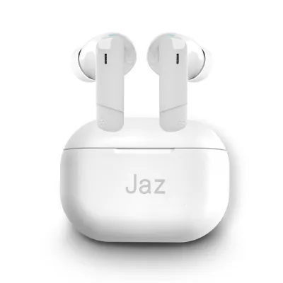 JAZ - Bezdrôtové in-ear stereo slúchadlá TWS Maks, biela