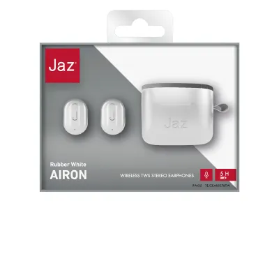 JAZ - Bezdrôtové slúchadlá TWS Airon, rubber white