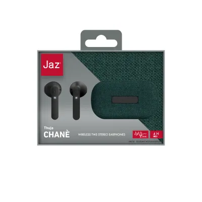 JAZ - Bezdrôtové in-ear stereo slúchadlá TWS Chané, čierna