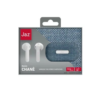 JAZ - Bezdrôtové in-ear stereo slúchadlá TWS Chané, jeans