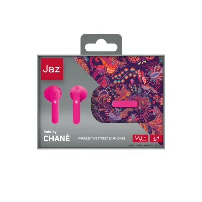 JAZ - Bezdrôtové in-ear stereo slúchadlá TWS Chané, fialová