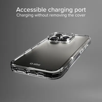 SBS - OneSet D3O Full Protection pre iPhone 16 Pro Max, transparentná
