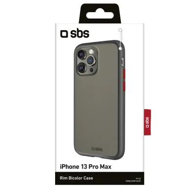 SBS - Puzdro Rim pre iPhone 13 Pro Max, čierna