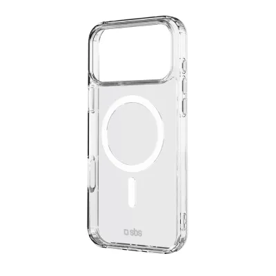 SBS - Puzdro Light Mag kompatibilné s MagSafe pre iPhone 17 Pro Max, transparentná