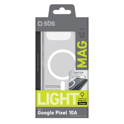 SBS - Puzdro Light Mag pre Google Pixel 10A, transparentná