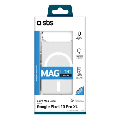 SBS - Puzdro Light Mag pre Google Pixel 10 Pro XL, transparentná